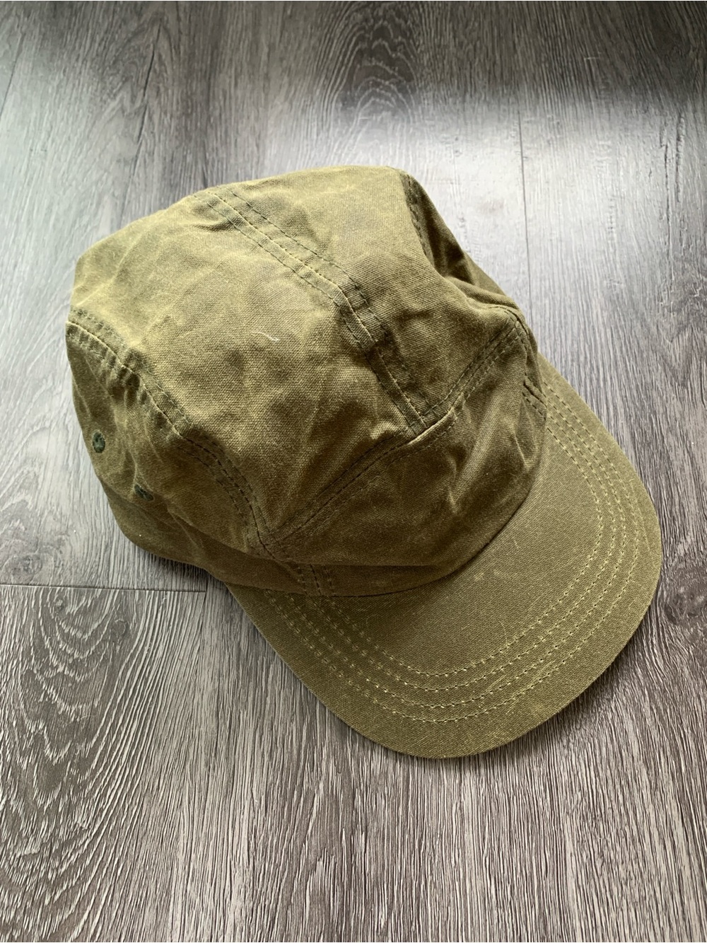 Muttonhead waxed cotton 5 panel hat